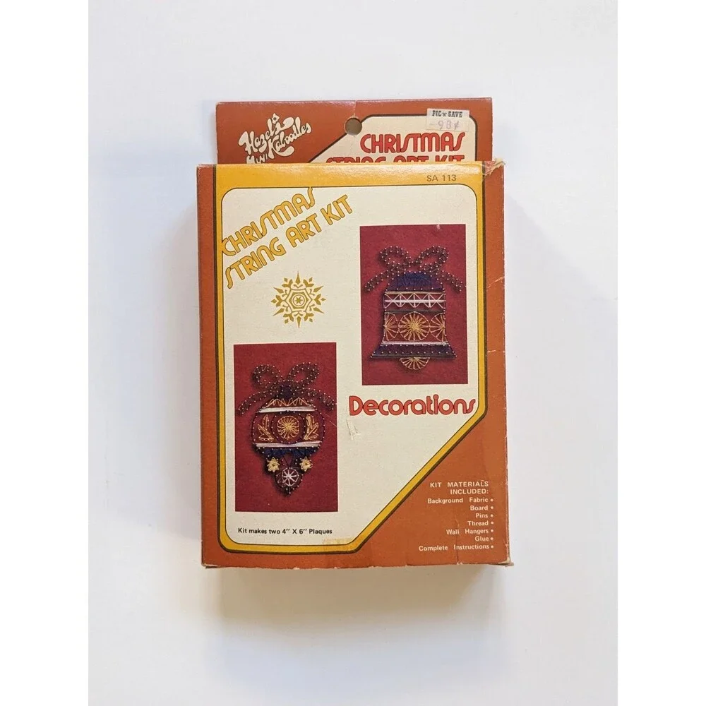 Vintage Christmas String Art‎ Kit Ornaments 
